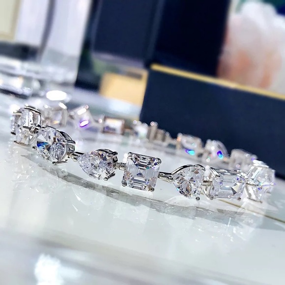 Multi Stone Tennis Bracelet - Picture 4 of 15